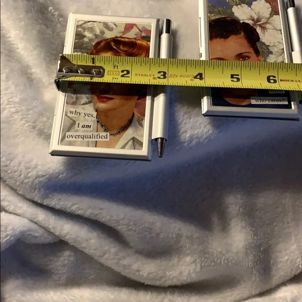 Anne Taintor Vintage Office Fun Mini Notepad & Pen - Picture 6 of 6